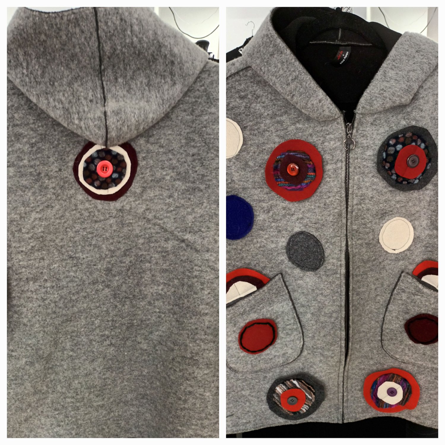 Image of  Jacket with polkadots, one of a kind