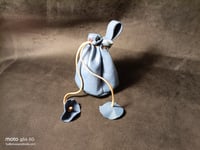 Image 2 of Drawstring Pouch Blue 