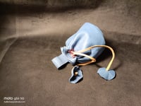 Image 3 of Drawstring Pouch Blue 
