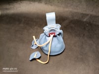 Image 7 of Drawstring Pouch Blue 