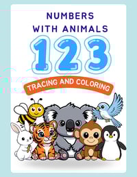 PRINTED COPY: Numbers Tracing & Coloring Pages
