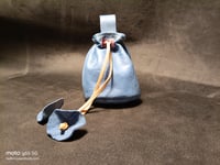 Image 12 of Drawstring Pouch Blue 