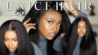 THE KINKY STRAIGHT SCALP WIG