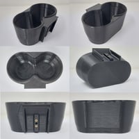 Image 4 of 1990-1993 Acura Integra Rear Ash Tray DUAL Cup Holder 