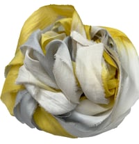 Image 7 of Ready To Ship!  10YD SUN GLARE  HAND DYED SARI SILK RIBBON BY COLOR BURST SILK