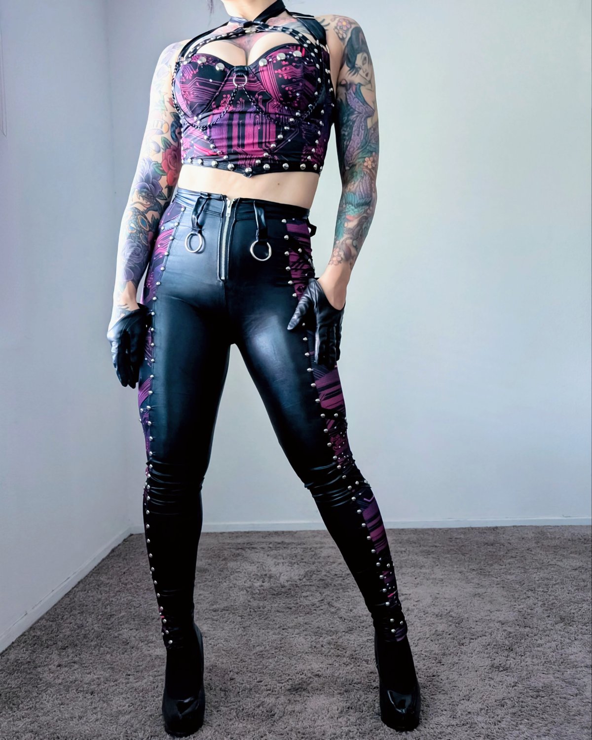 Cyb3r P1nk Leggings V. 2