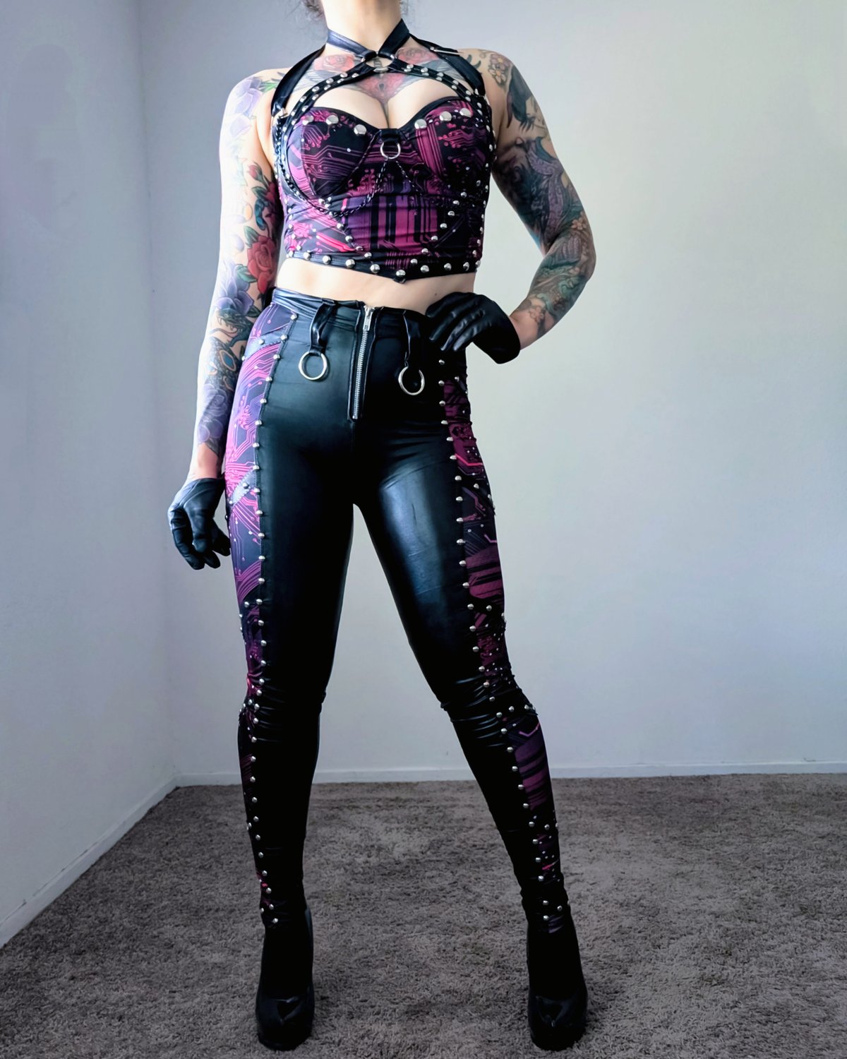 Cyb3r P1nk Leggings V. 2