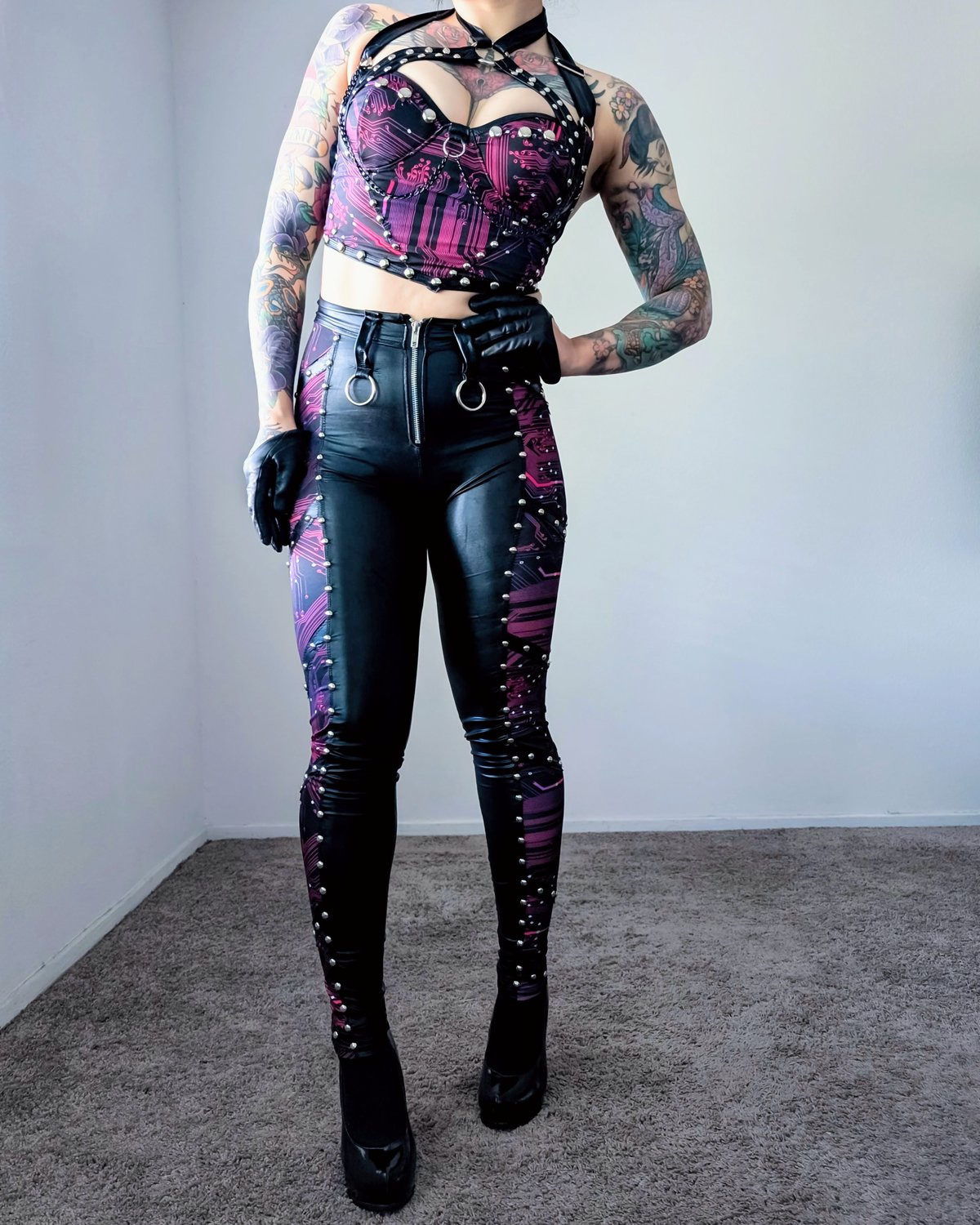 Cyb3r P1nk Leggings V. 2