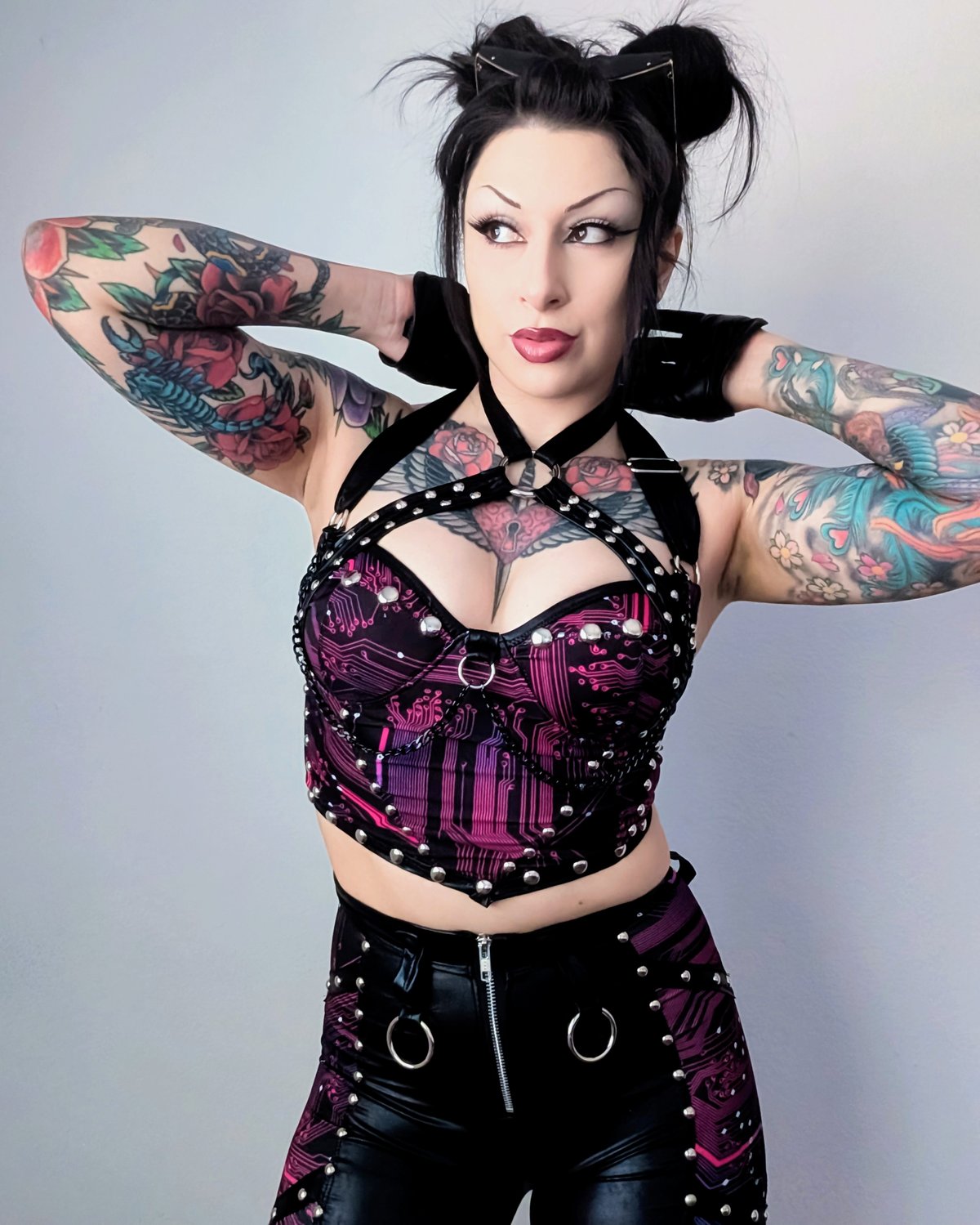 Cyb3r P1nk Vamp Bustier