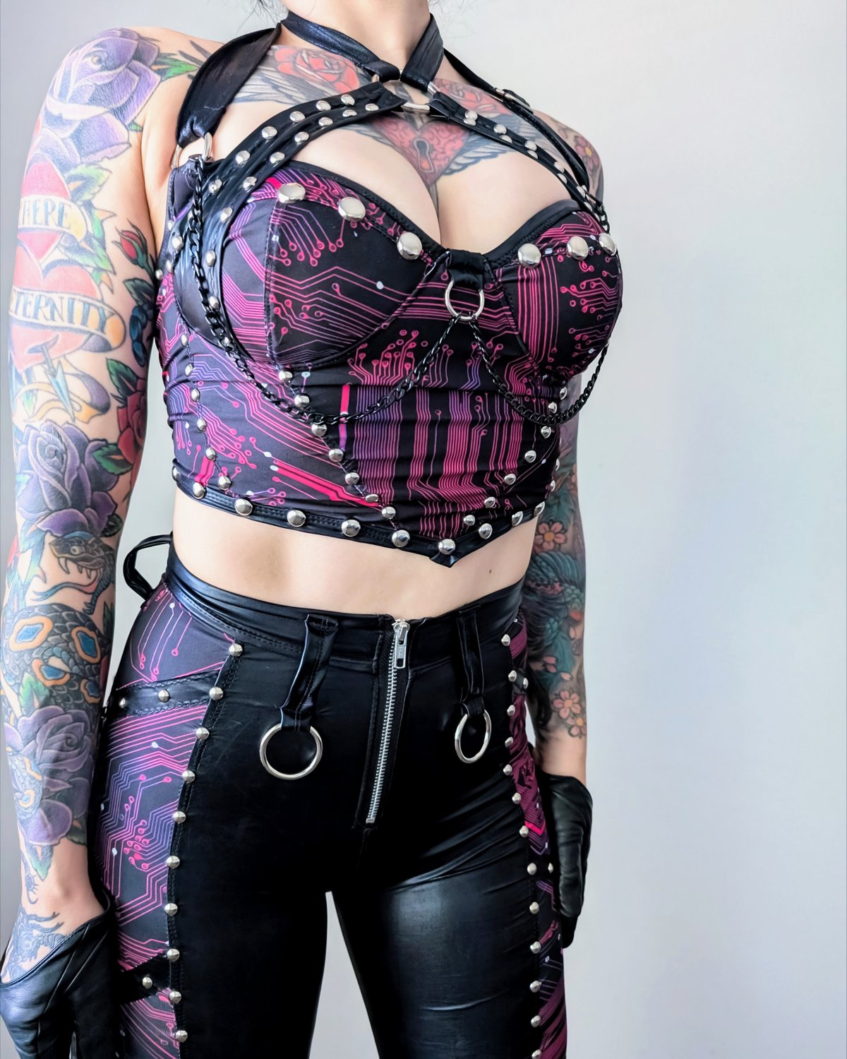 Cyb3r P1nk Vamp Bustier