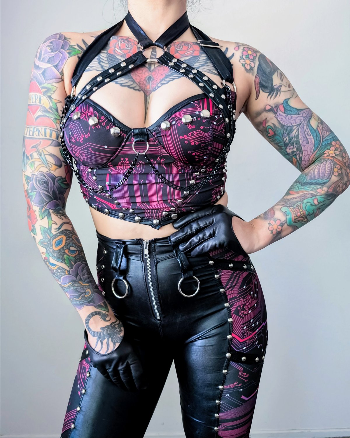 Cyb3r P1nk Vamp Bustier