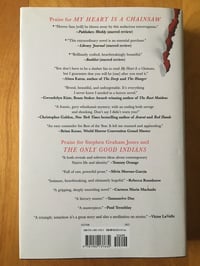 Image 2 of Stephen Graham Jones "My Heart is a Chainsaw" Hardcover #FIRST EDITION#