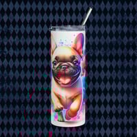Image 1 of Vibrant French Bulldog Tumbler