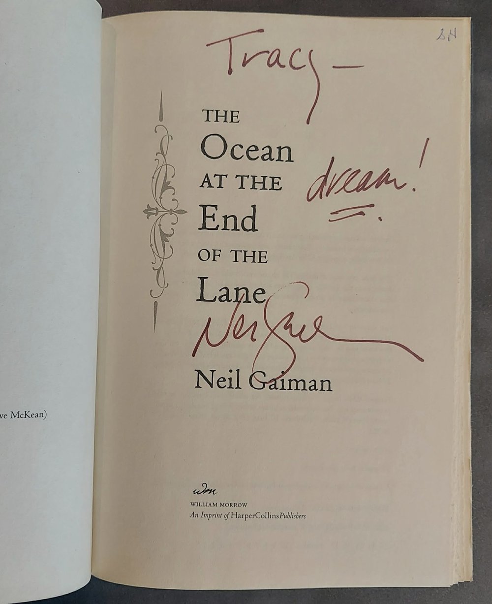 The Ocean at the End of the Lane, by Neil Gaiman - SIGNED