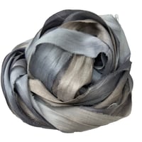 Image 1 of Ready To Ship!  10YD GALAXY HAND DYED SARI SILK RIBBON BY COLOR BURST SILK