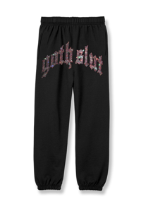 GOTH SLUT RHINESTONE SWEATPANTS