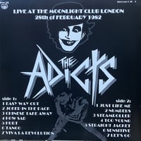 Image 2 of The Adicts '' Live At The Moonlight Club 1982 '' LP