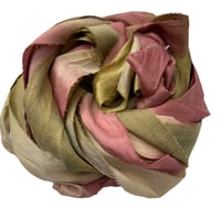 Image 4 of Ready To Ship! 10YD SACRED CANYON HAND DYED SARI SILK RIBBON BY COLOR BURST SILK