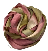 Image 5 of Ready To Ship! 10YD SACRED CANYON HAND DYED SARI SILK RIBBON BY COLOR BURST SILK