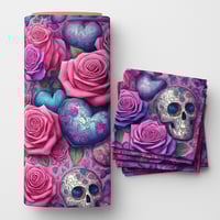 Image 2 of REBEL AT HEART FABRIC BY THE YARD