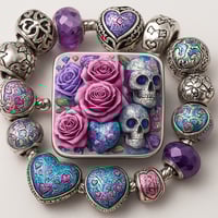 Image 3 of REBEL AT HEART BEADS AND CHARMS PACK