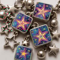 Image 2 of GALAXY STAR NEON BEADS AND CHARM PACK