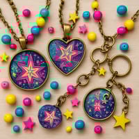 Image 3 of GALAXY STAR NEON BEADS AND CHARM PACK