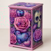 Image 1 of REBEL IN BLOOM JEWELRY BOX