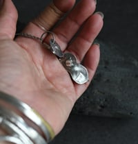 Image 3 of Seedpod Silver Necklace 