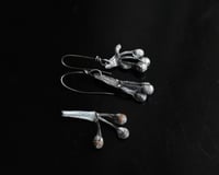 Image 3 of Seedpod Sculptural Silver Earrings