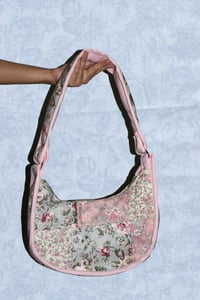 Image 1 of Shojo Princess Patch Bag (Pink + Pastel Blue) 