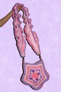 Image 1 of Dreamy Star Frill Bag (Pink + Purple)