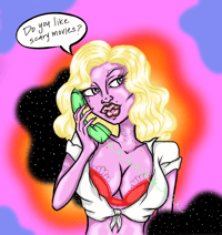 “Do You Like Scary Movies?” Print