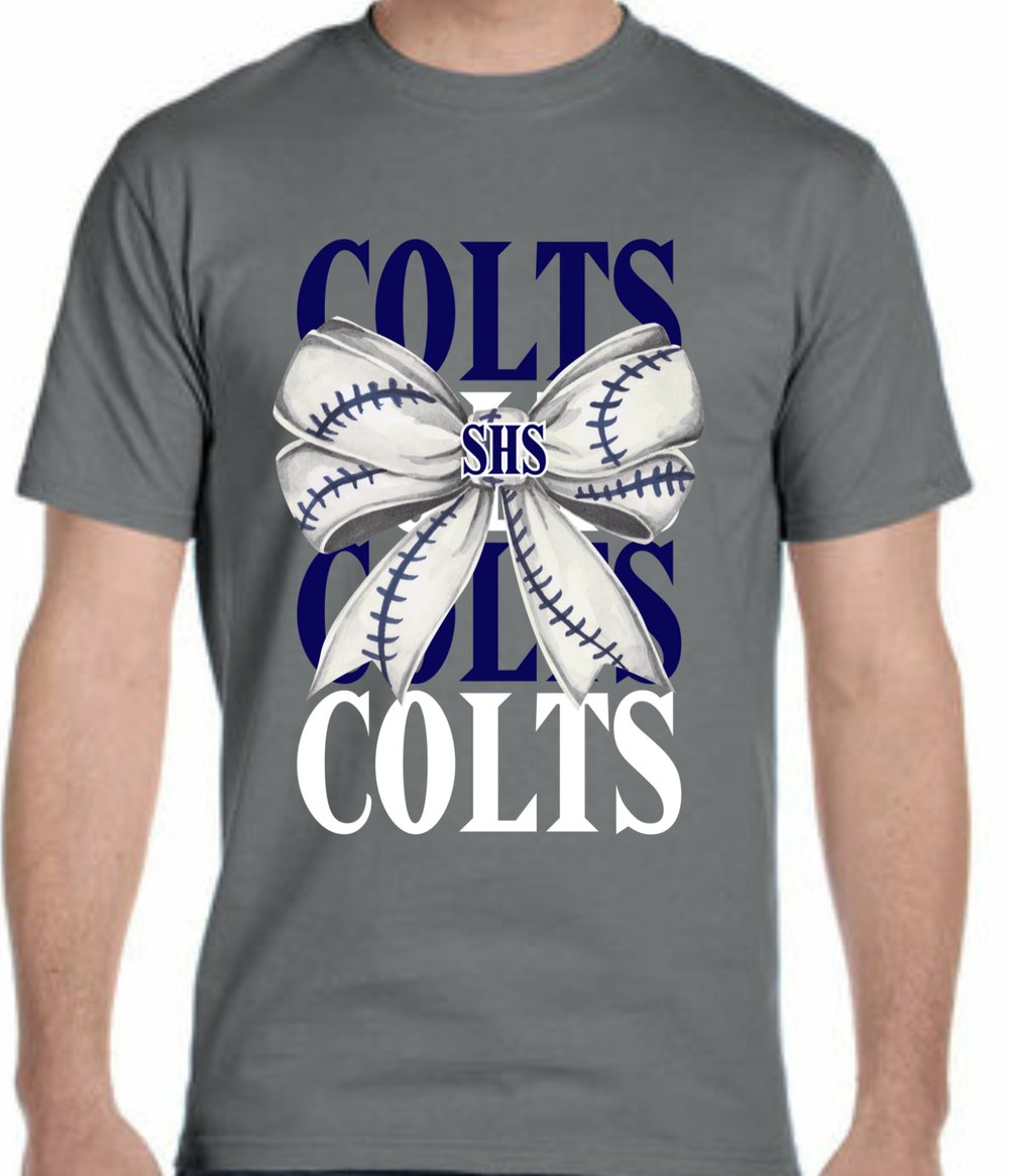 Image of Colts Bow Gray Baseball