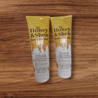 Image 3 of Honey & Shea body lotion 92% Origin ingredients moisturizing smoothing 250. Ml