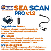 Image 1 of Sea Scan PRO v1. - ICC BOOT LOOP FIX  - Doggy Window Calibration - Parking Brake Release