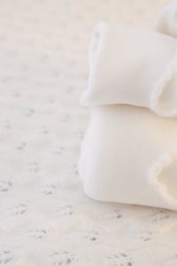 Image 2 of Milk drop set with knit bonnet