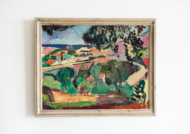 Henri Matisse | Landscape at Collioure | 1905 | Painting Poster | Wall Art Print | Home Decor