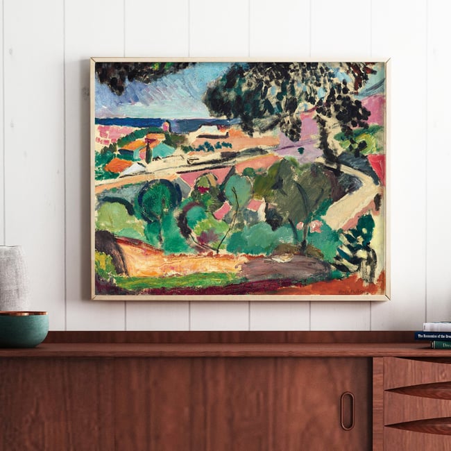 Henri Matisse | Landscape at Collioure | 1905 | Painting Poster | Wall Art Print | Home Decor