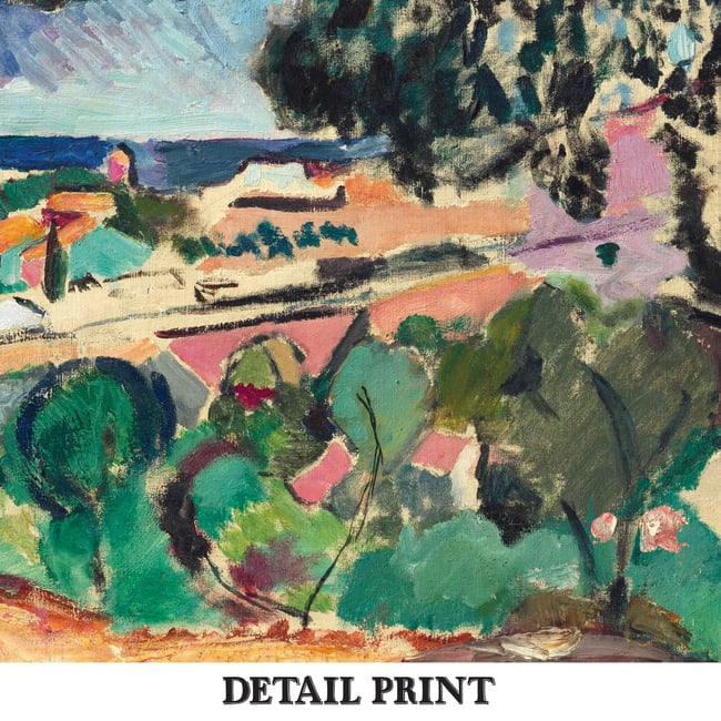 Henri Matisse | Landscape at Collioure | 1905 | Painting Poster | Wall Art Print | Home Decor