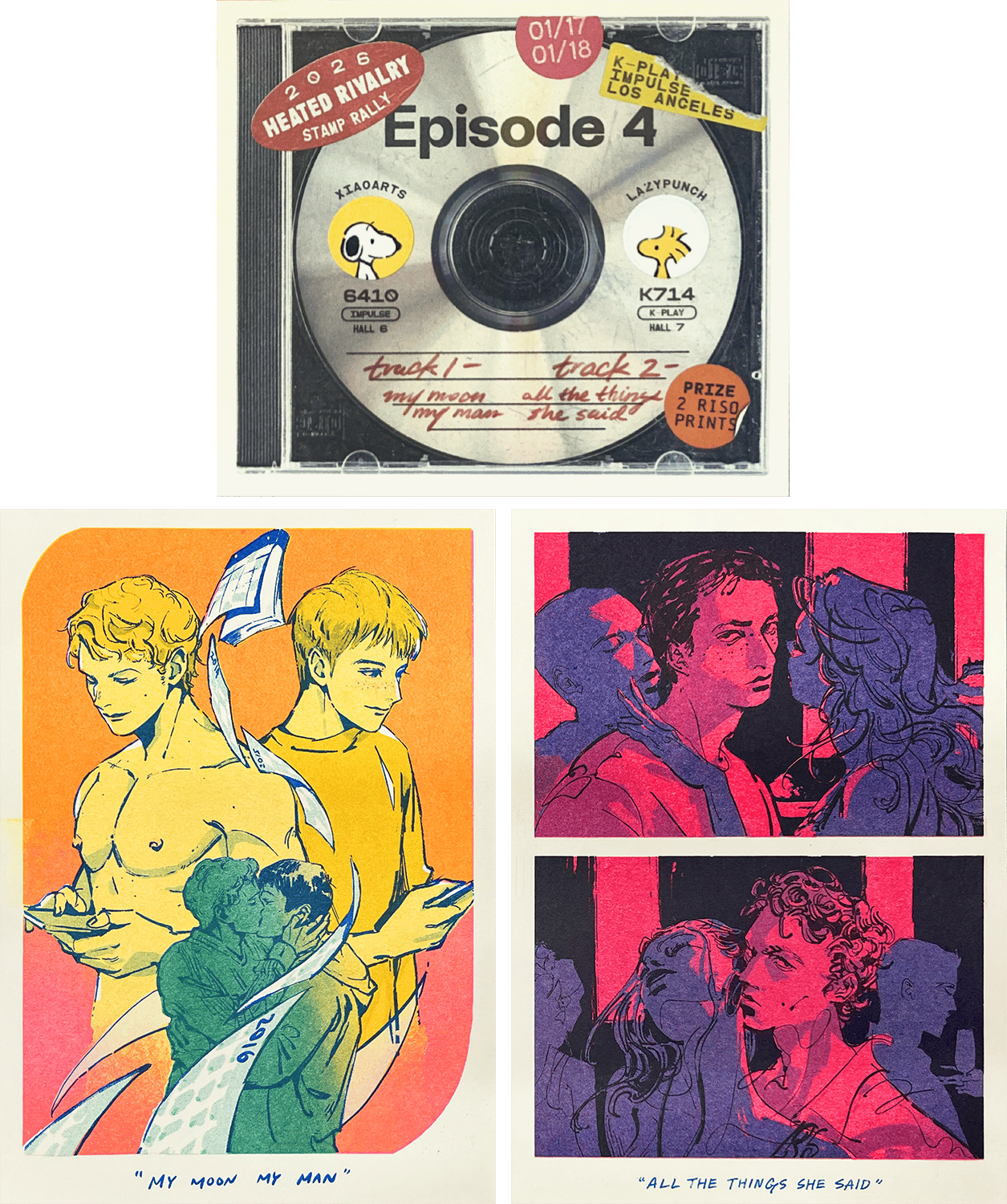 S】HEATED RIVALRY — EPISODE 4 (RISO PRINTS) | LAZYPUNCH