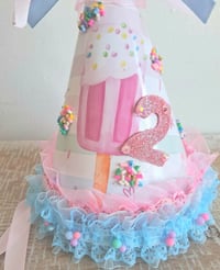 Image 2 of Ice cream Birthday Hat