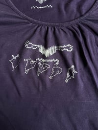 Image 1 of purple dancing peace