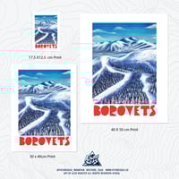Image 2 of Borovets Ski Print