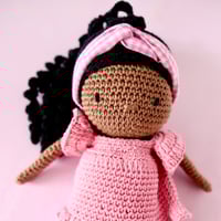 Image 2 of Kit crochet Ma Poupée Awa (version fleurs et Vichy Rose)
