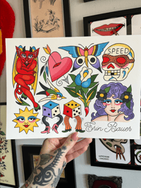 FLASH SHEET print