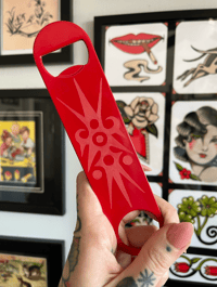 CHURCHKEY (red tribal)