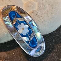 Image 2 of SUPPORT IN TRANSFORMATION and BEAUTY - Floral in Silver Barrette