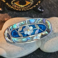 Image 1 of SUPPORT IN TRANSFORMATION and BEAUTY - Floral in Silver Barrette
