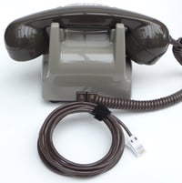 Image 3 of VOIP Ready Two-Tone Grey Dial Telephone - all domestic VoIP services. BT Digital Voice, EE, Sky etc.